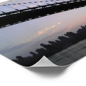 Poster Panorama sur les ponts de Triborough et de Hell Ga (Coin)