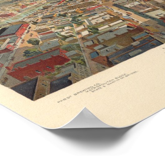 Poster Panoramic view of Milwaukee (Coin)