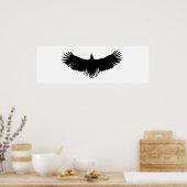 Poster Panoramique American Eagle Silhouette (Cuisine)