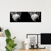 Poster Panoramique de basket-ball (Bureau à domicile)