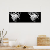 Poster Panoramique de basket-ball (Cuisine)