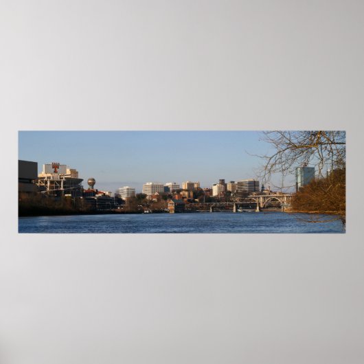 Poster Panoramique de la rivière Knoxville (Devant)