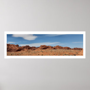 Poster Panoramique du désert du Nevada