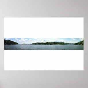 Poster Panoramique du lac Candlewood
