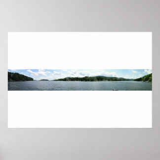 Poster Panoramique du lac de Candlewood