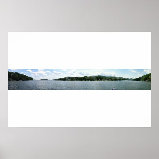 Poster Panoramique du lac de Candlewood (Devant)