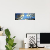 Poster Panoramique nuages tempête Imprimer l'affiche (Bureau à domicile)