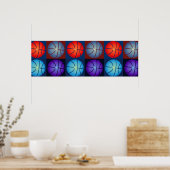 Poster Panoramique Pop Art Basketball (Cuisine)