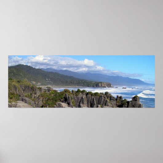 Poster Panoramique Punakaiki (Devant)