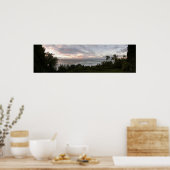 Poster panoramique sur le coucher de soleil hawaïe (Cuisine)