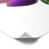 Poster Panser violet vert (Coin)
