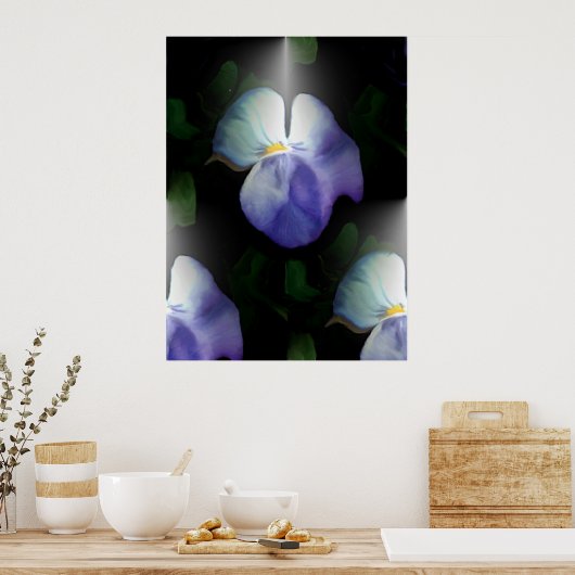 Poster Pansies (Cuisine)
