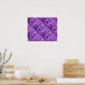 Poster Pansies pourpres... (Cuisine)