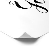 Poster Pantalon rose Rouffle Perles Baby shower fille (Coin)