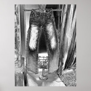 Poster Pantalon World Tour Noir & Blanc