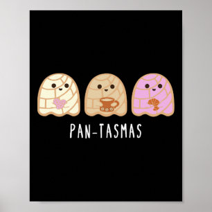 Poster Pantasmas Ghost Funny Éffrayant Conchas Mexicain G