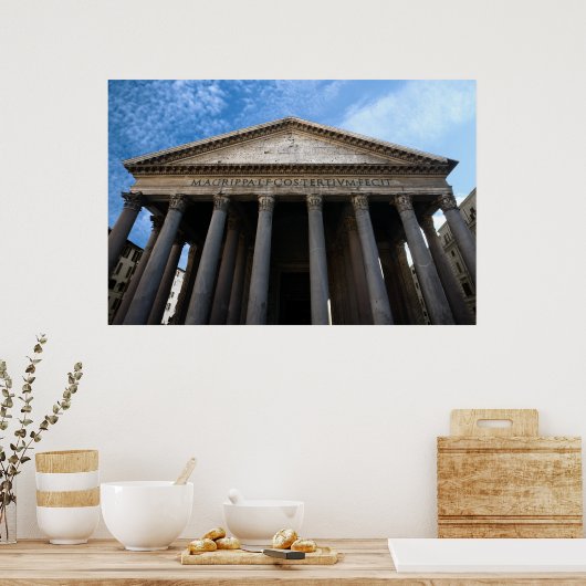 Poster panthéon à rome (Cuisine)