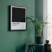 Poster Panther Movie Black - White Border