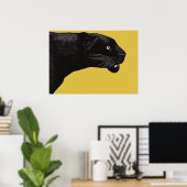 Poster Panther noire par Toshi Yoshida (Bureau à domicile)
