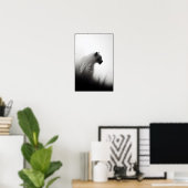 Poster Panthère dans l'Abstraite de la brume (Bureau à domicile)