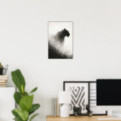 Poster Panthère dans l'Abstraite de la brume (Bureau à domicile)