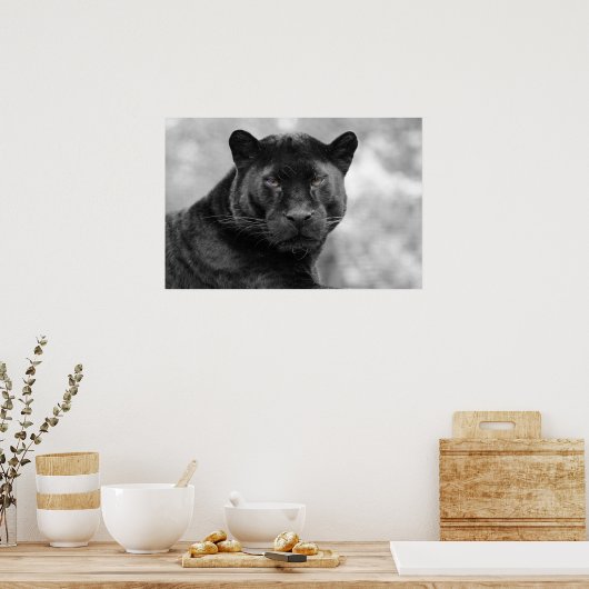 Poster panthère noir (Cuisine)