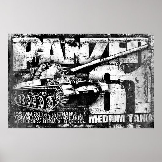Poster Panzer 61 (Devant)