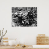 Poster Panzer de ravitaillement B/W (Cuisine)