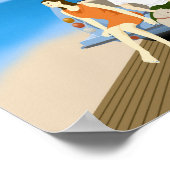 Poster Pao sur la plage (Coin)