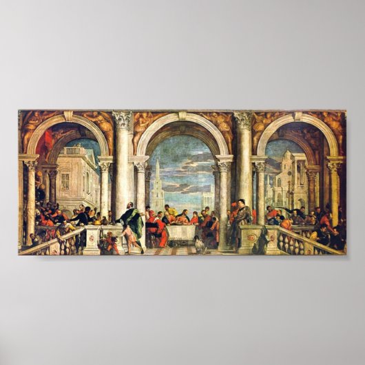 Poster Paolo Veronese - Fête à la Maison de Levi (Devant)