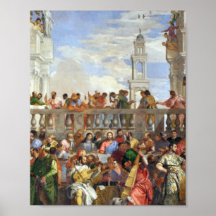 Poster Paolo Veronese - Le Mariage À Cana 1563
