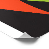 Poster paon du coucher du soleil (Coin)