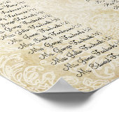 Poster Paon Paisley - Utilisez une taille de 35 x 35 (200 (Coin)