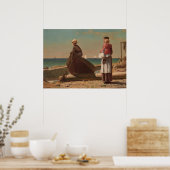 Poster Papa arrive ! 1873 Winslow Homer Fine Art (Cuisine)
