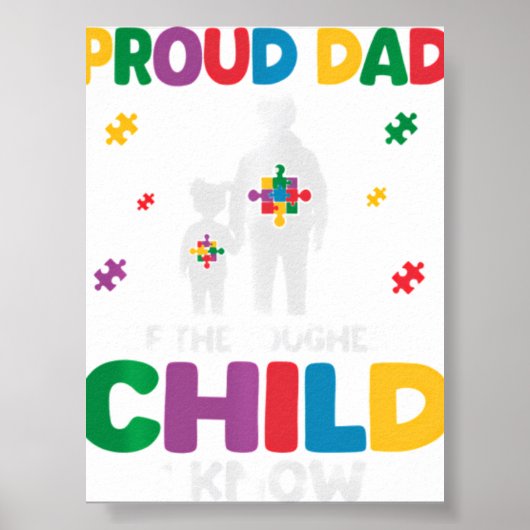 Poster Papa autiste de fille (Devant)