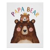 Poster Papa Bear (Devant)