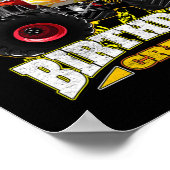 Poster Papa Birthday Crew Monster Truck (Coin)