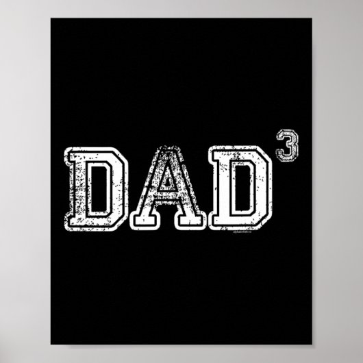 Poster Papa Cadeaux Pour Papa Papa Papa De 3 Fêtes des pè (Devant)