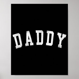 Poster Papa - Classic Bold Fête des pères de police papa