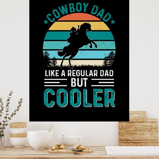 Poster Papa Cowboy (Cuisine)