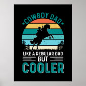 Poster Papa Cowboy (Devant)