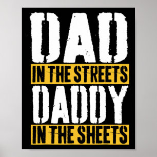Poster Papa dans les rues, papa dans les draps Père&#; s