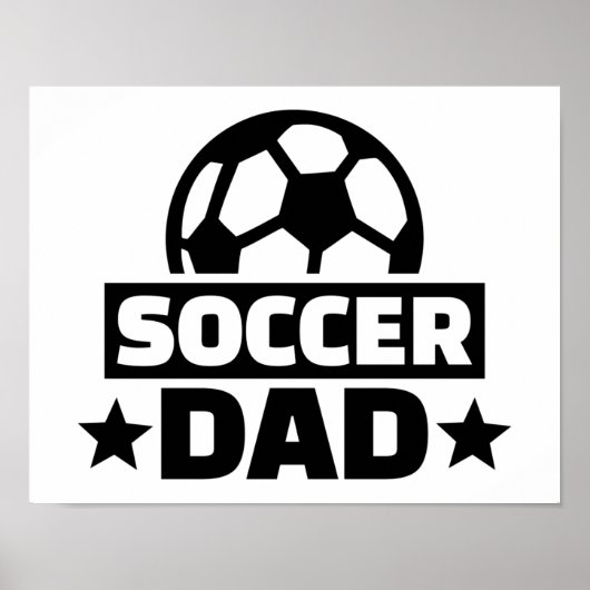 Poster Papa de football (Devant)