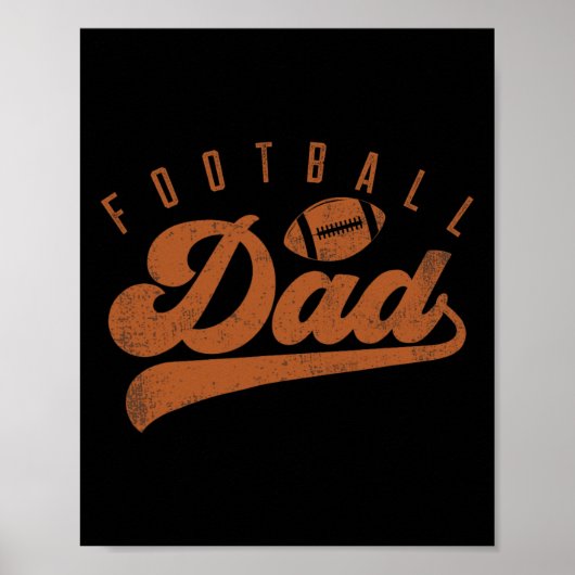 Poster Papa de football (Devant)