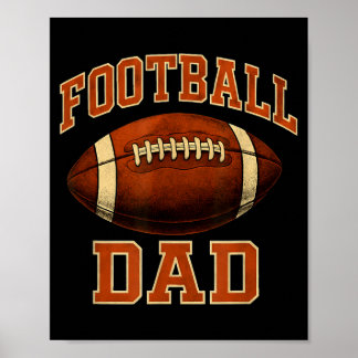 Poster Papa de football américain