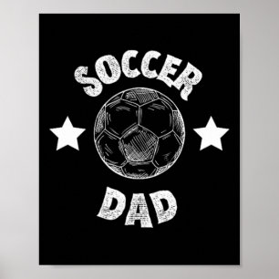 Poster Papa de football masculin Famille Équipe de Footll
