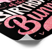 Poster Papa De L'Anniversaire Bunny Famille Correspondant (Coin)