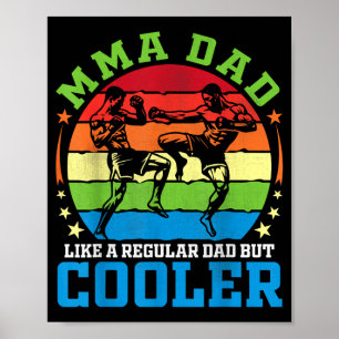 Poster Papa de MMA comme un papa normal mais père plus co