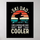 Poster Papa de ski (Devant)