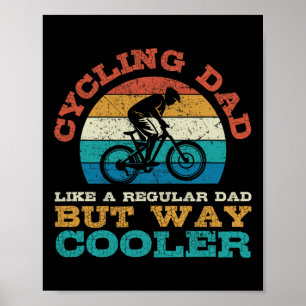 Poster Papa de VTT, Cadeau, Comme un papa normal, Cool